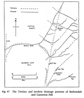 bk waltham74 Casterton Fell Tertiary and Moderrn Drainage